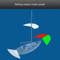 Sailing Vessel Under Power