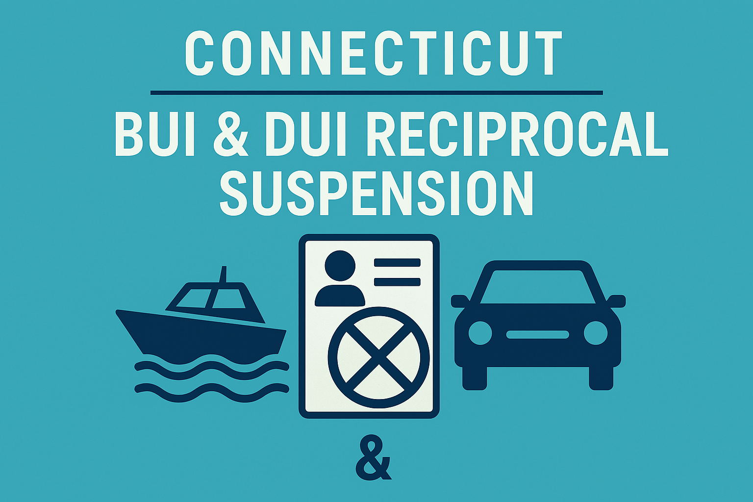A Connecticut marine patrol officer speaks with a boater during a safety check near a busy harbor. BUI & DUI Reciprocal Suspension